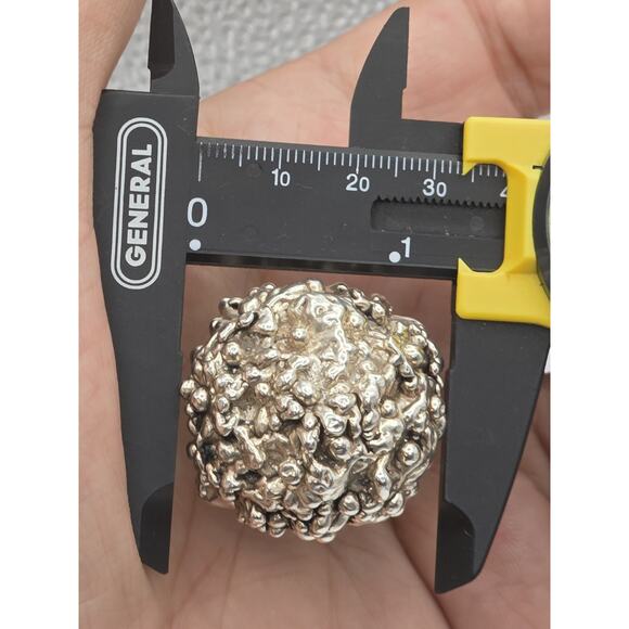 VINTAGE ISRAEL STERLING SILVER 925 RING SIZE 8.5 - Picture 12 of 16